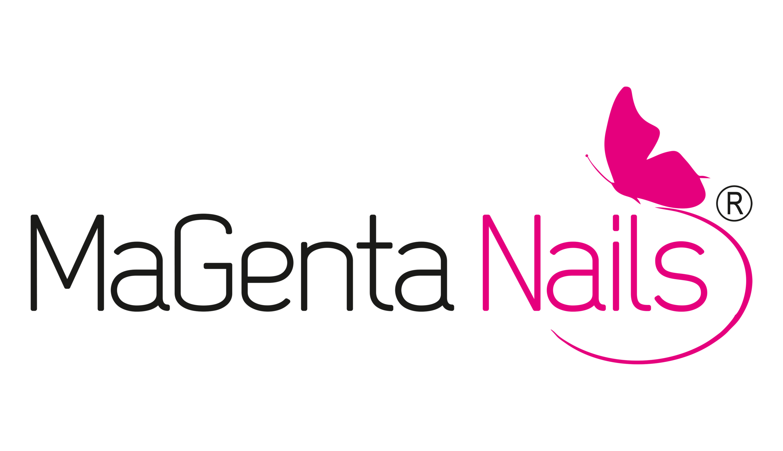 magenta nails