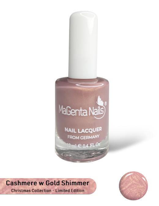 Nail Polish #134 Cashmere w Gold Shimmer
