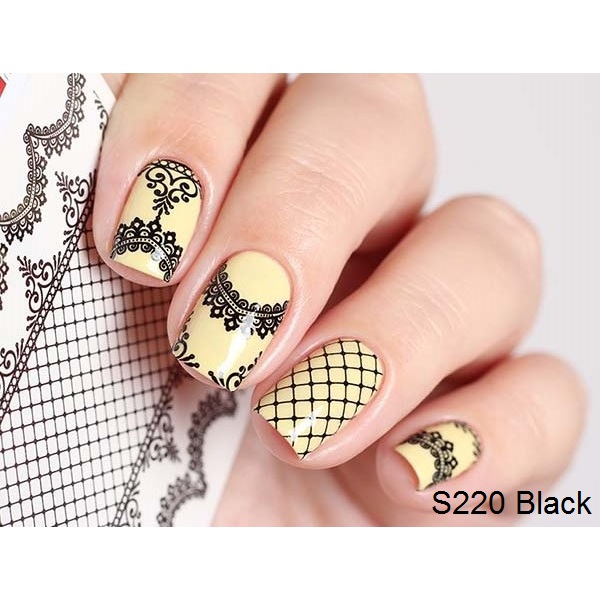 Nail Sticker S220 Black