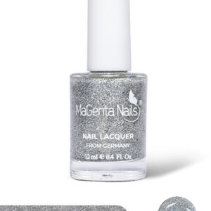 Nail Polish #101 Silver Rainbow Glitter