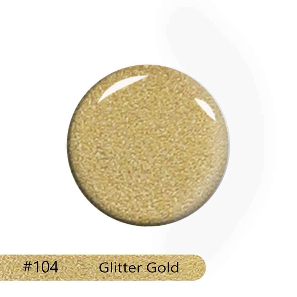 Nail Polish #104 – Glitter Gold - Image 3