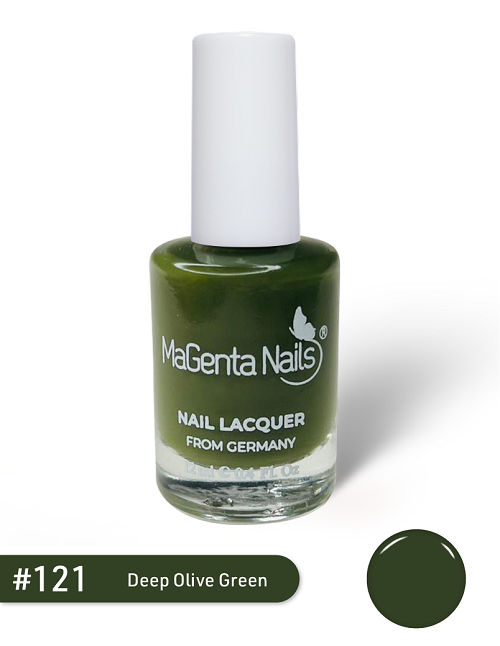Nail Polish #121 - Deep Olive Green