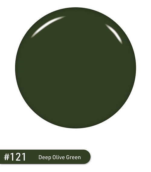 Nail Polish #121 - Deep Olive Green - Image 3