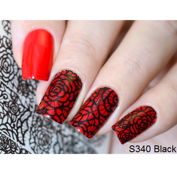 Nail Sticker S340 Black