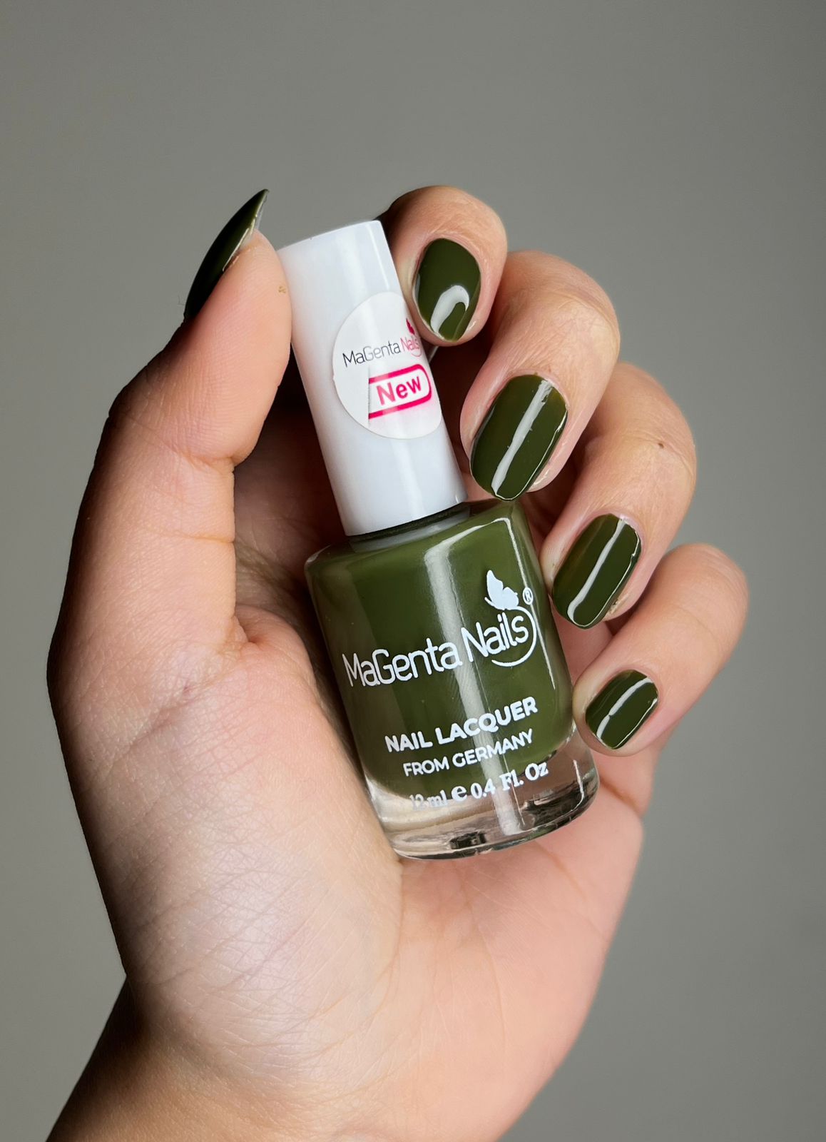 Nail Polish #121 - Deep Olive Green - Image 2