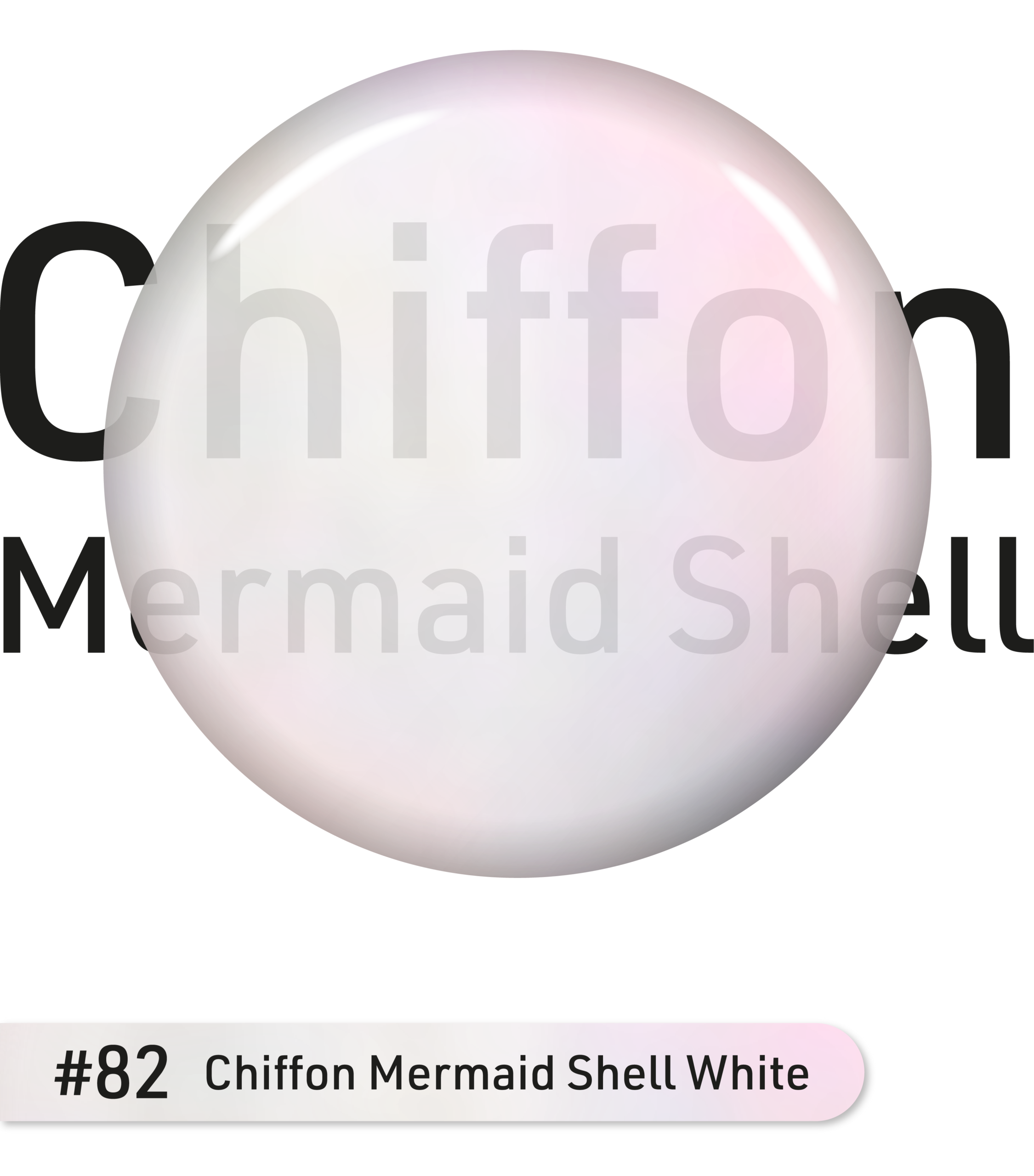 Nail Polish #82 - Chiffon Mermaid Shell White - Image 2