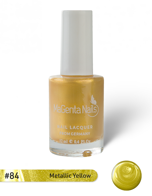 Nail Polish #84 - Metallic Yellow