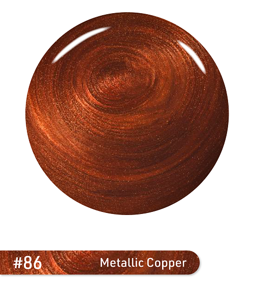 Nail Polish #86 - Metallic Copper - Image 2