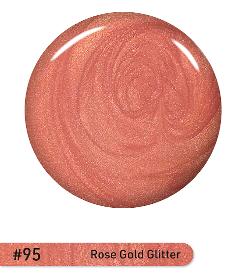 Nail Polish #95 - Rose Gold Glitter - Image 2