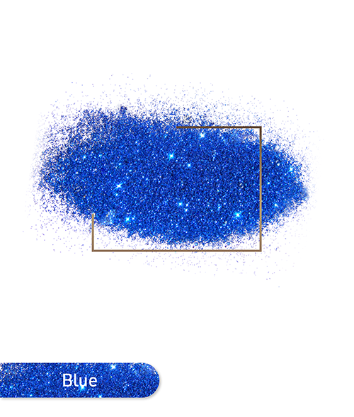 Nail Glitter Blue