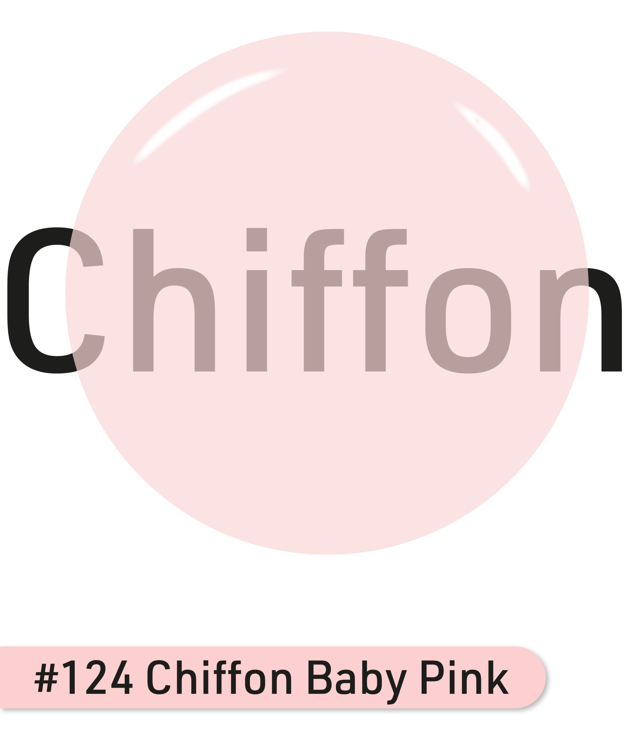Nail Polish - #124 Chiffon Baby Pink - Image 3