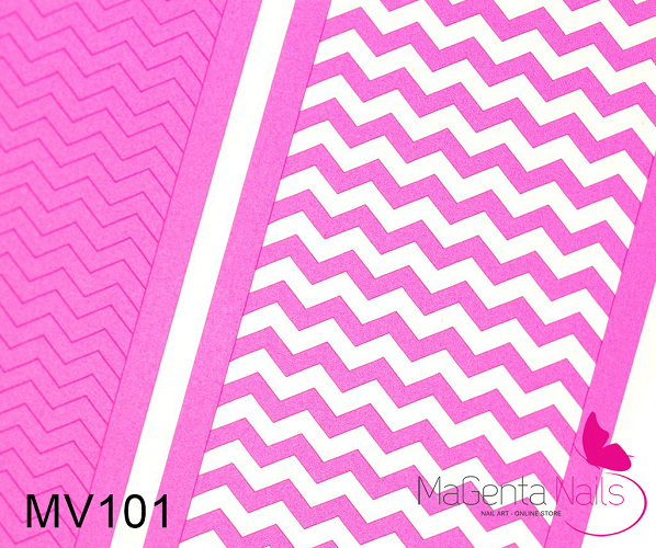 Nail Vinyl MV101 Zig Zag Tape - Image 2