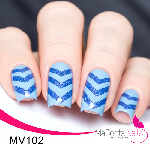 Nail Vinyl MV102 Chevron Tape