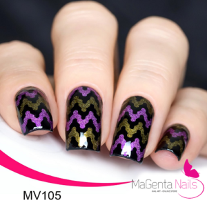 Nail Vinyl MV105 Dot Zig Zag Tape