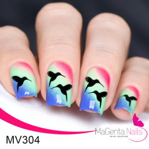 Nail Vinyl MV304 Colibri Stencils & Stickers