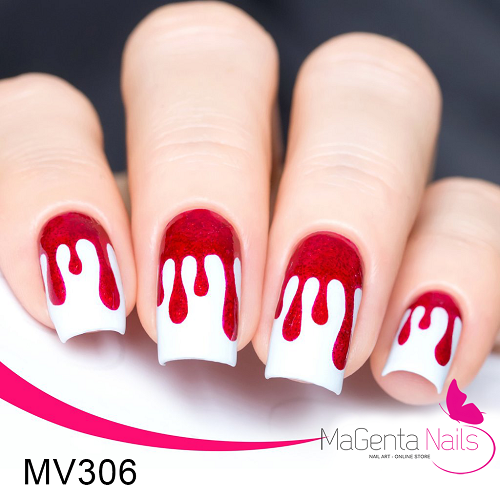 Nail Vinyl MV306 Dripping Stencils