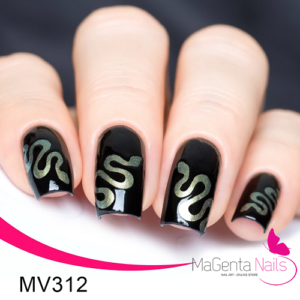Nail Vinyl MV312 Snake Tape & Stencils