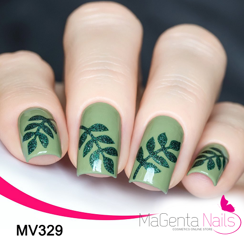 Nail Vinyl MV329 Branch Stencils & Stickers