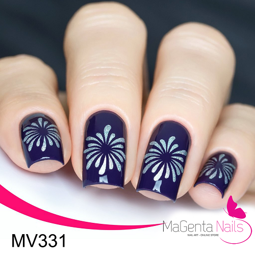 Nail Vinyl MV331 Firework Stencils