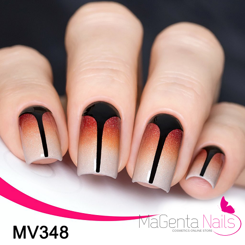 Nail Vinyl MV348 Stiletto Stencils