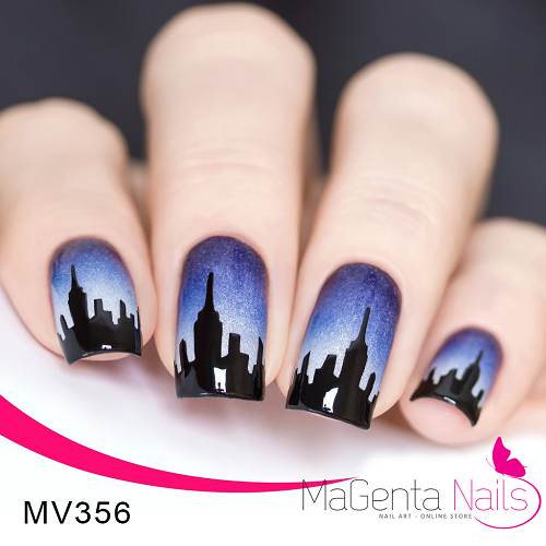 Nail Vinyl MV356 City Stencils
