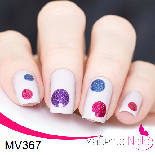 Nail Vinyl MV367 Dots Stencils