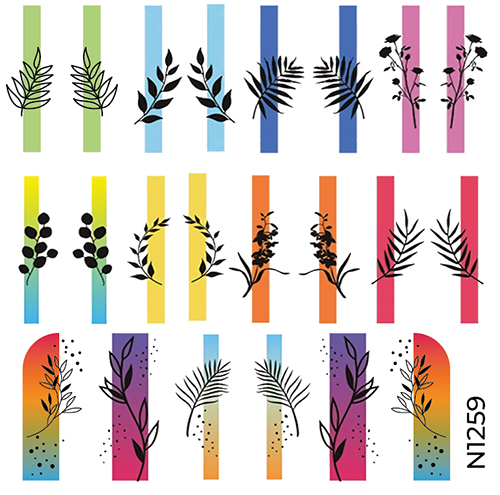 Nail Sticker N1259