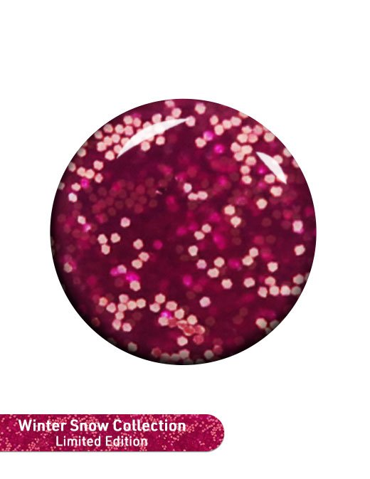 Nail Polish WSC #1004 Red Glitter - Image 2