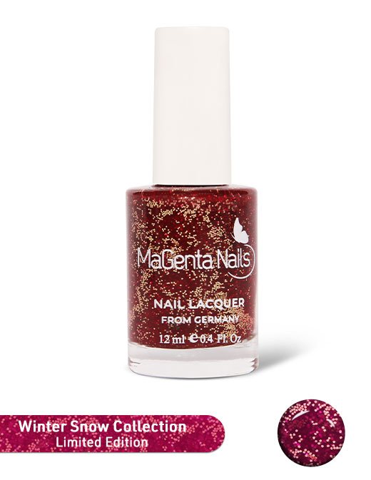 Nail Polish WSC #1004 Red Glitter