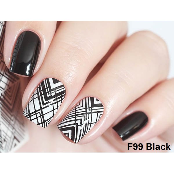 Nail Sticker F99 Black
