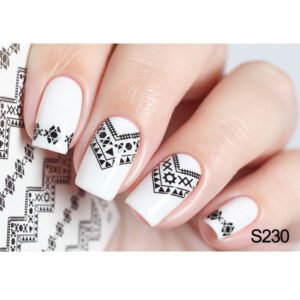 Nail Sticker S230 Black
