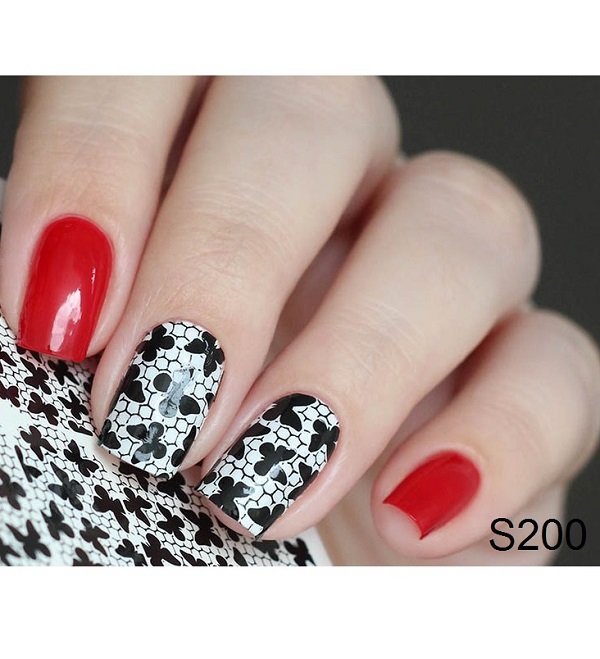 Nail Sticker S200 Black