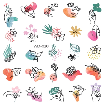 Nail Sticker WD-020