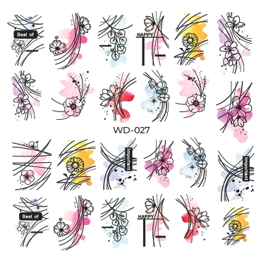 Nail Sticker WD-027