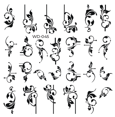 Nail Sticker WD-045
